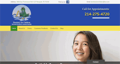 Desktop Screenshot of dentistryforchildrentexas.com